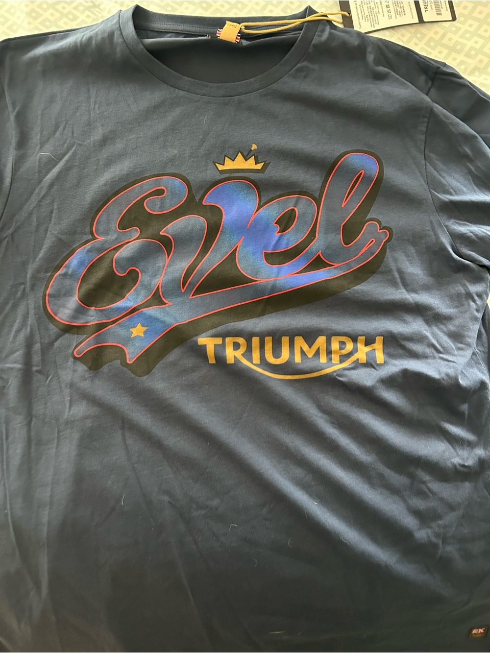 Triumph X Evel Knievel Graphic Tee new/tags